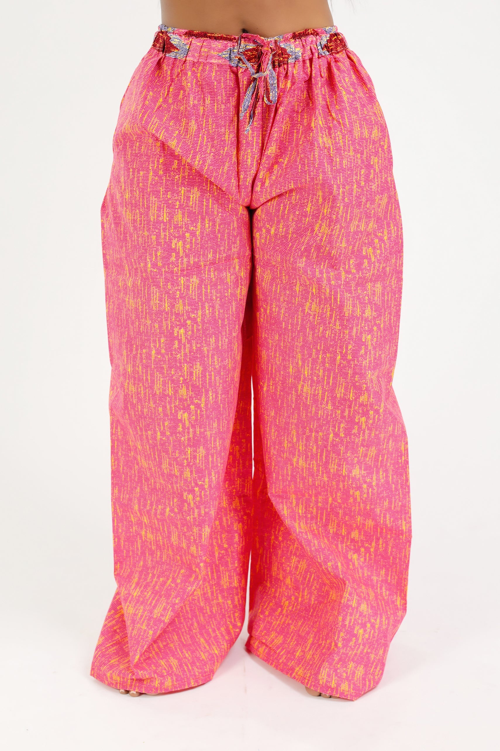 PANTALON DU MOMENT ANKARA ROSE