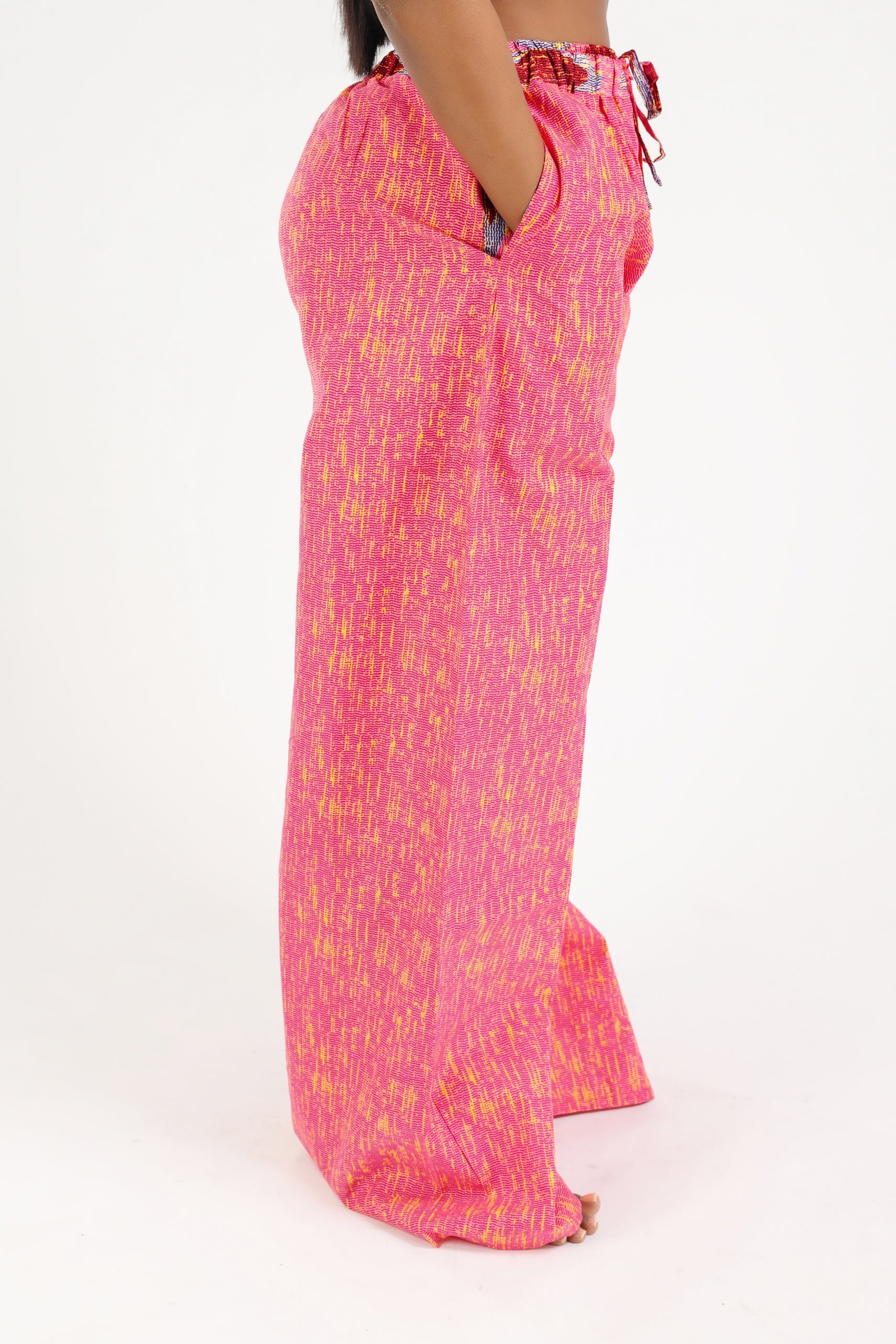 PANTALON DU MOMENT ANKARA ROSE