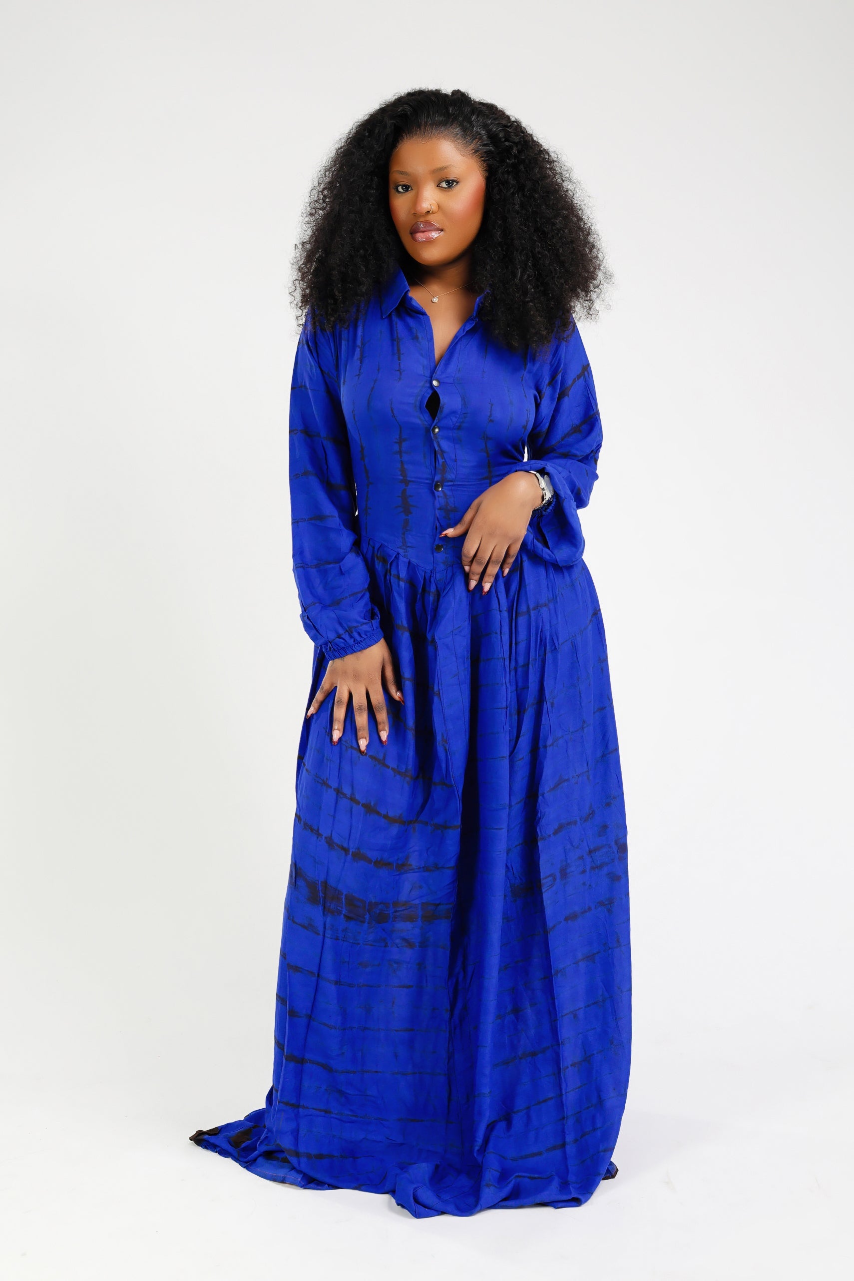 SIENNA MAXI DRESS BLUE
