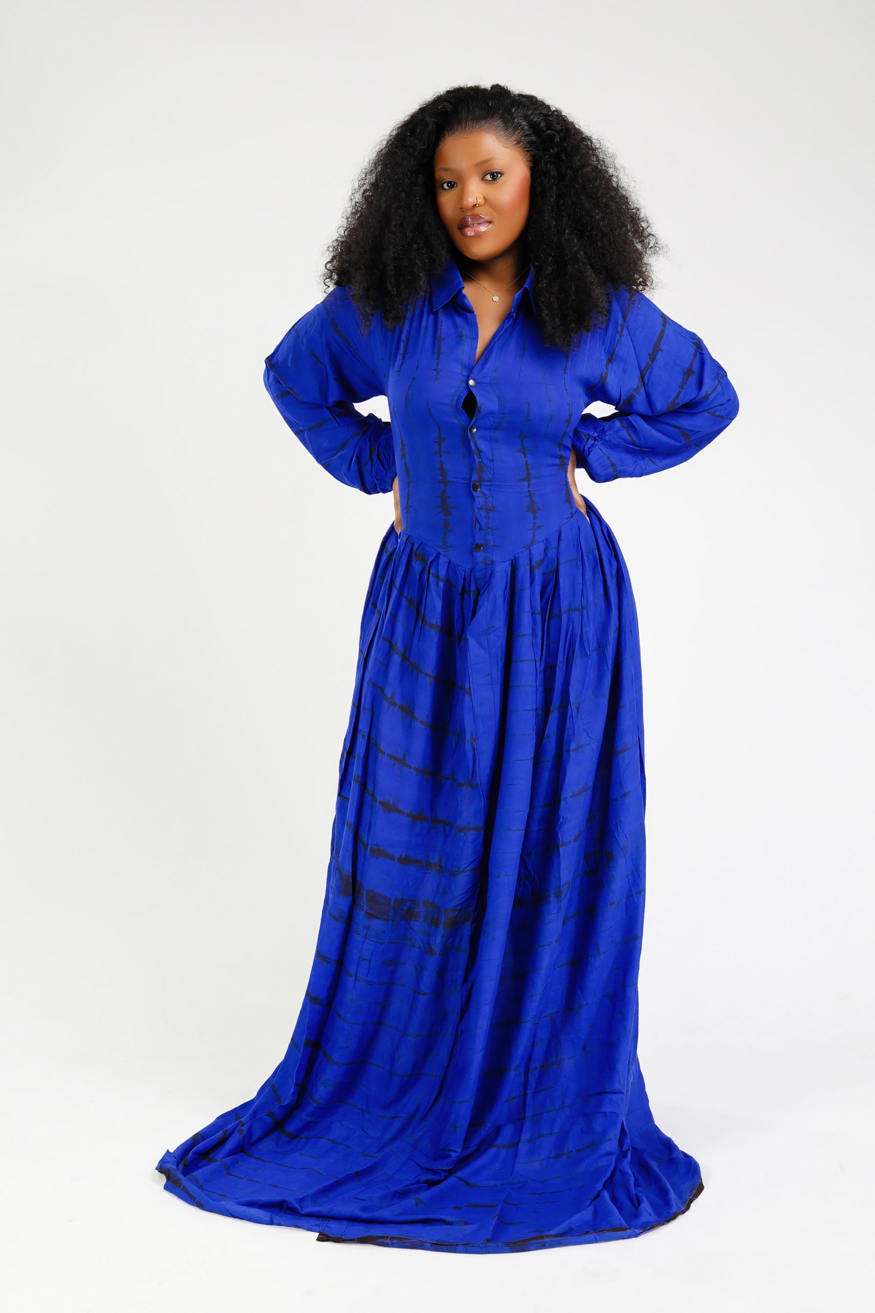 SIENNA MAXI DRESS BLUE