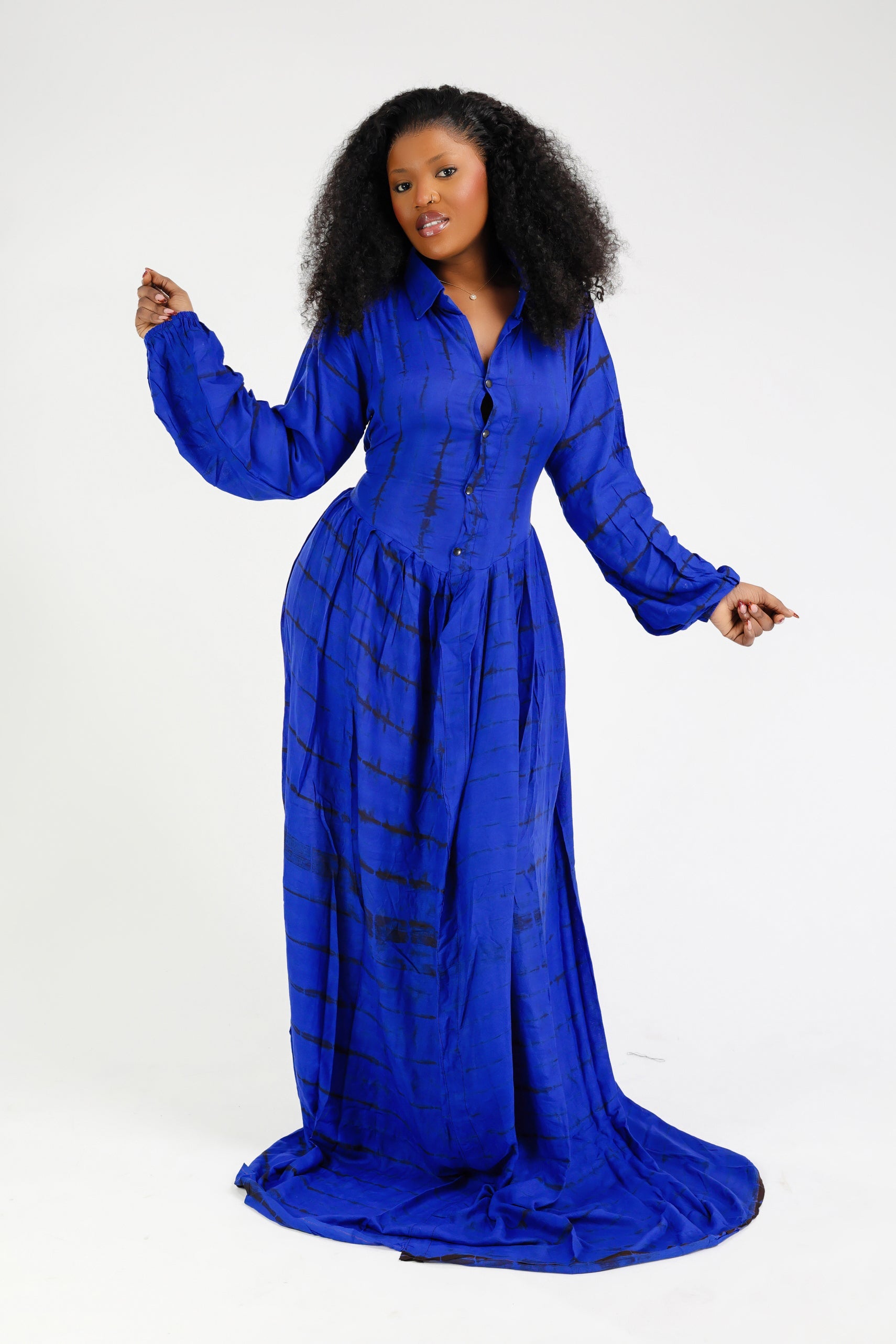 SIENNA MAXI DRESS BLUE