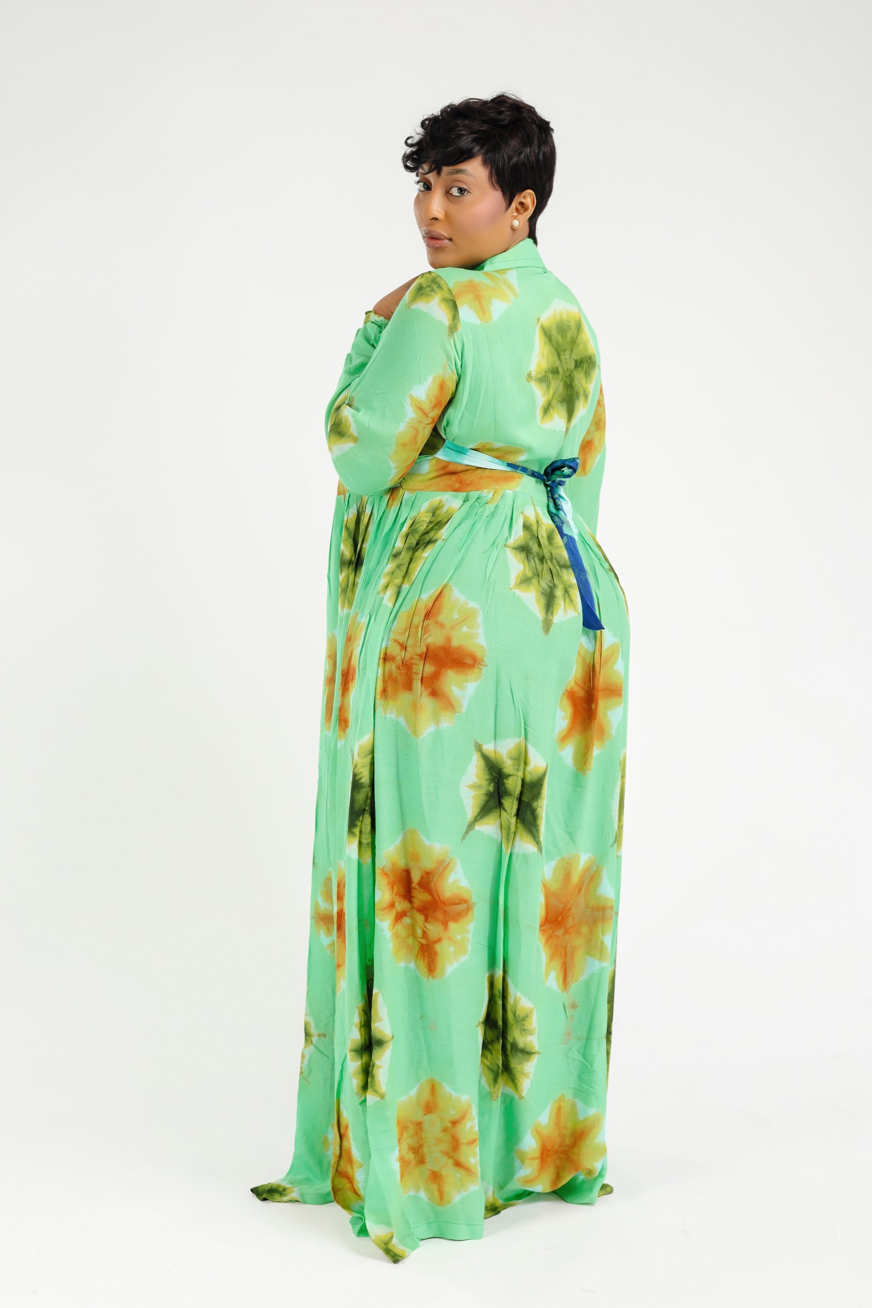 AYDA MAXI DRESS VERT