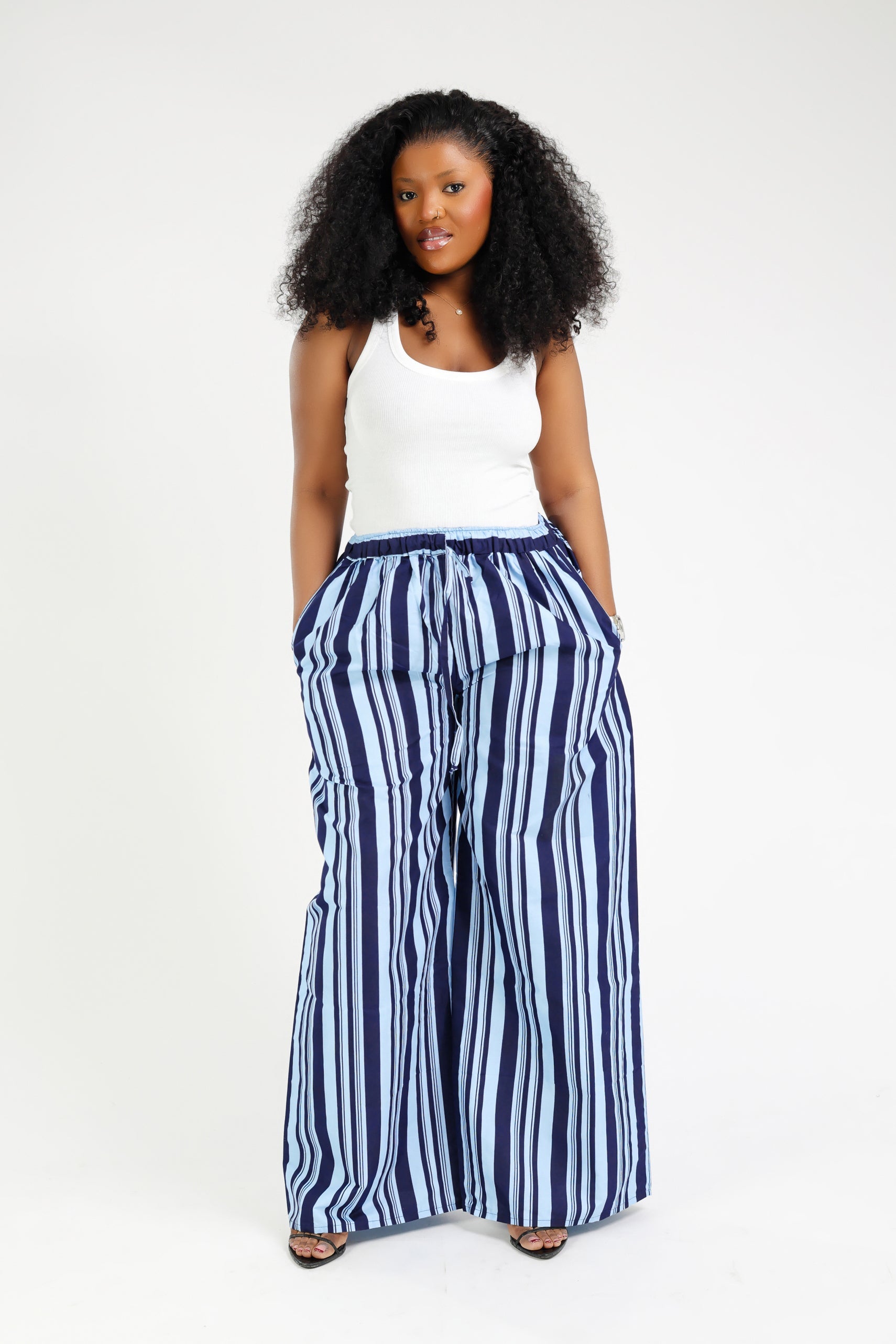 PANTALON BAGGY ANKARA BLUE