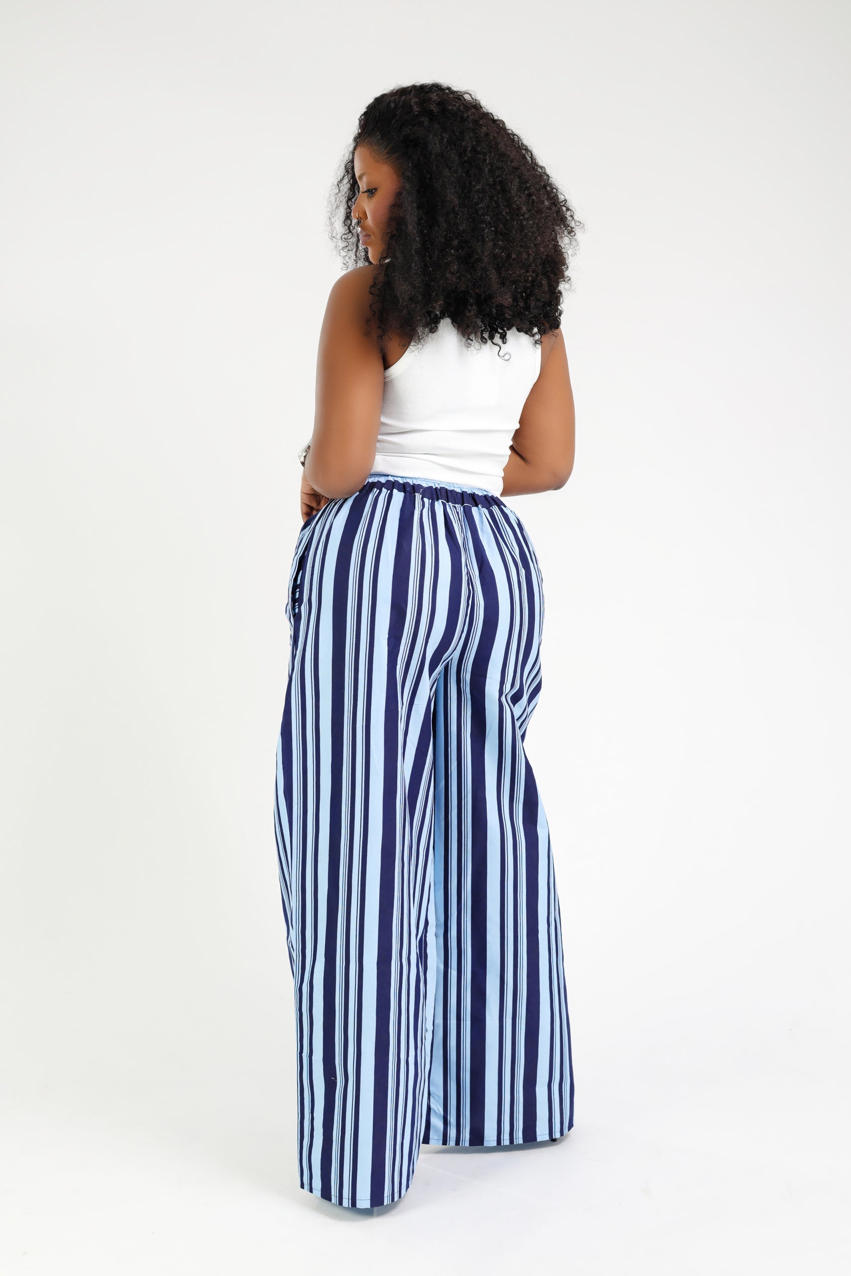 PANTALON BAGGY ANKARA BLUE